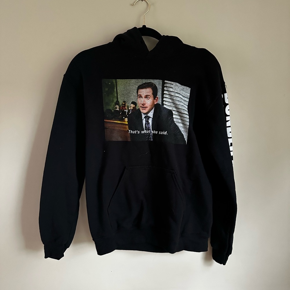 The Office Michael Scott Black Sweatshirt Size Small